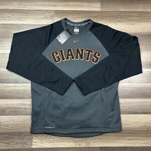 Nike Therma Fit San Francisco Giants Gray Crewneck Medium